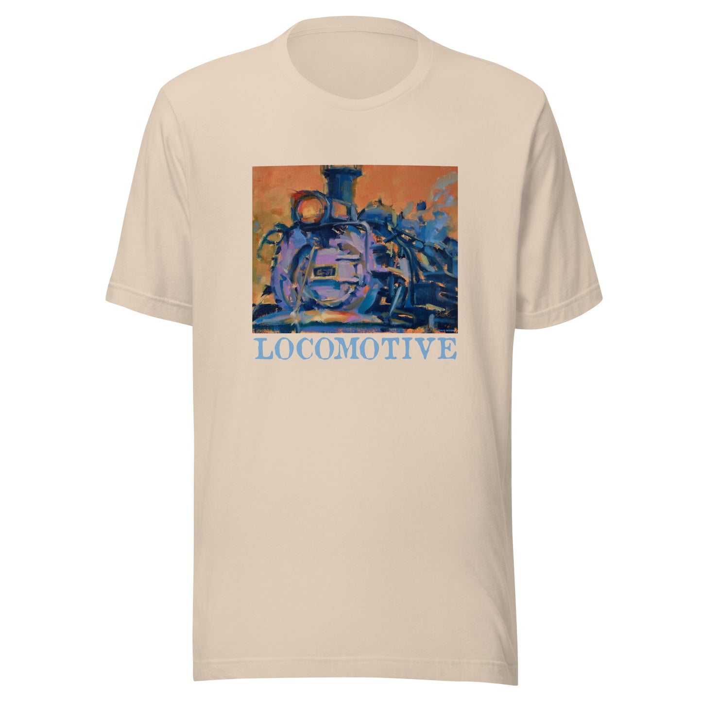 Engine 487 - Locomotive text - Unisex t-shirt