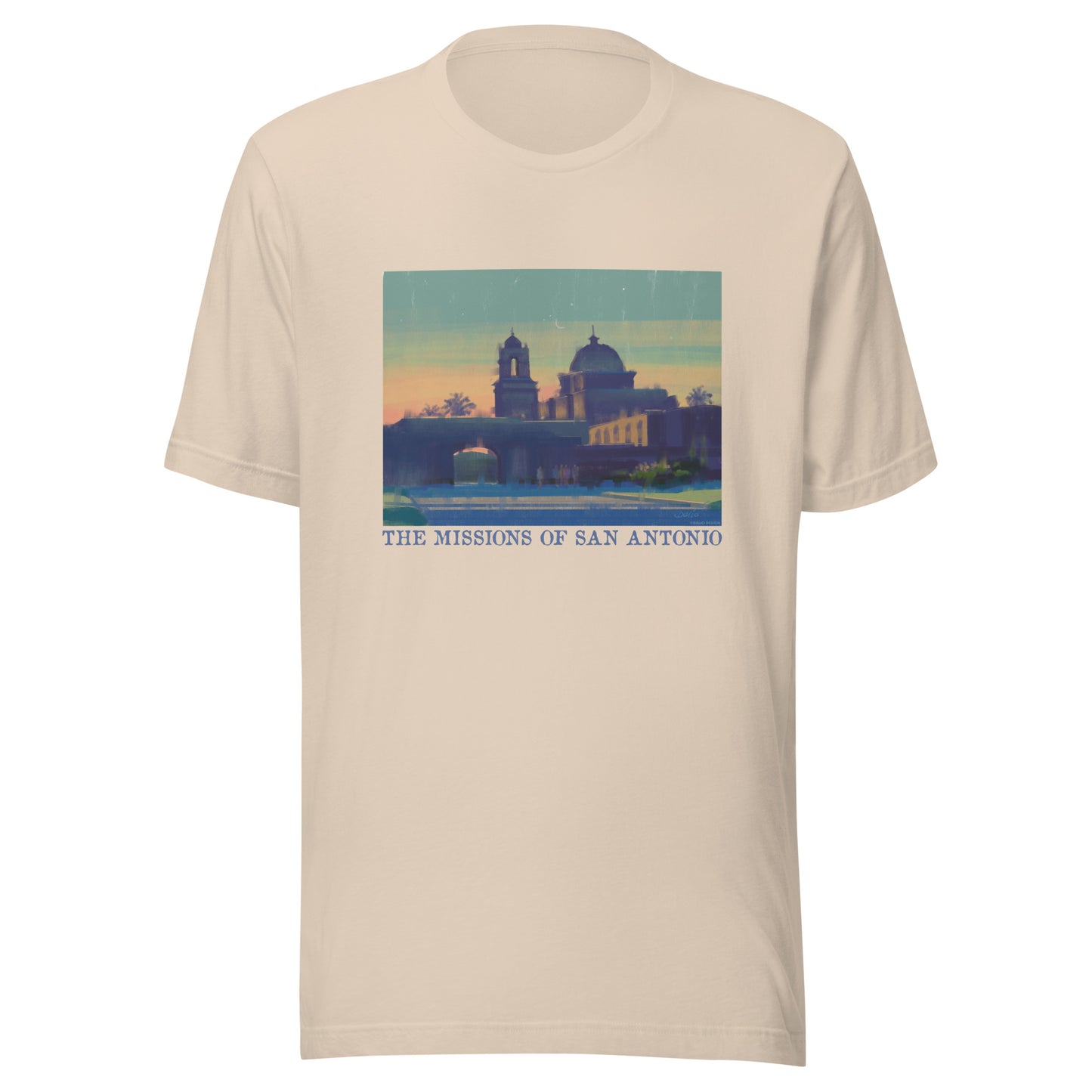 Missions of San Antonio - Dark Font - Unisex t-shirt