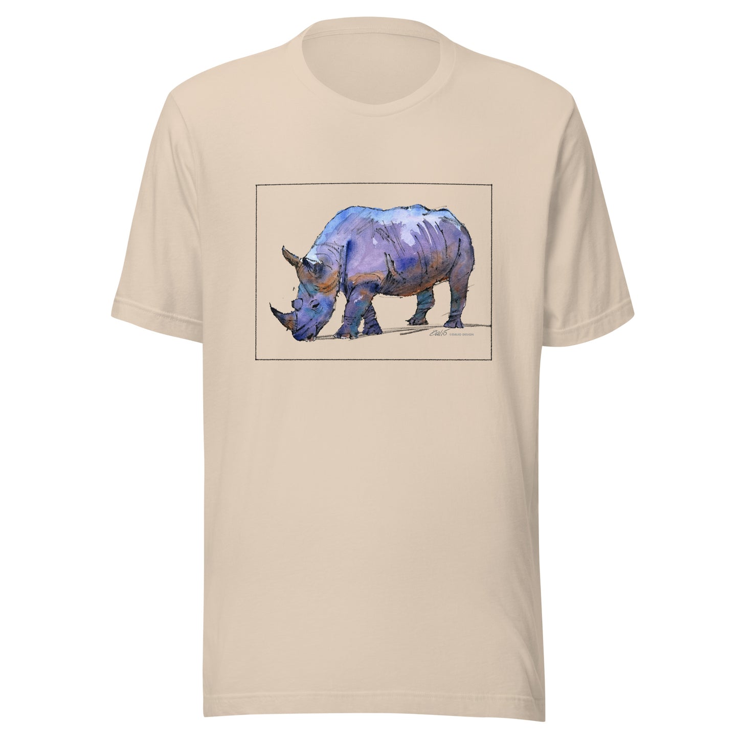Southern White Rhino - Unisex t-shirt