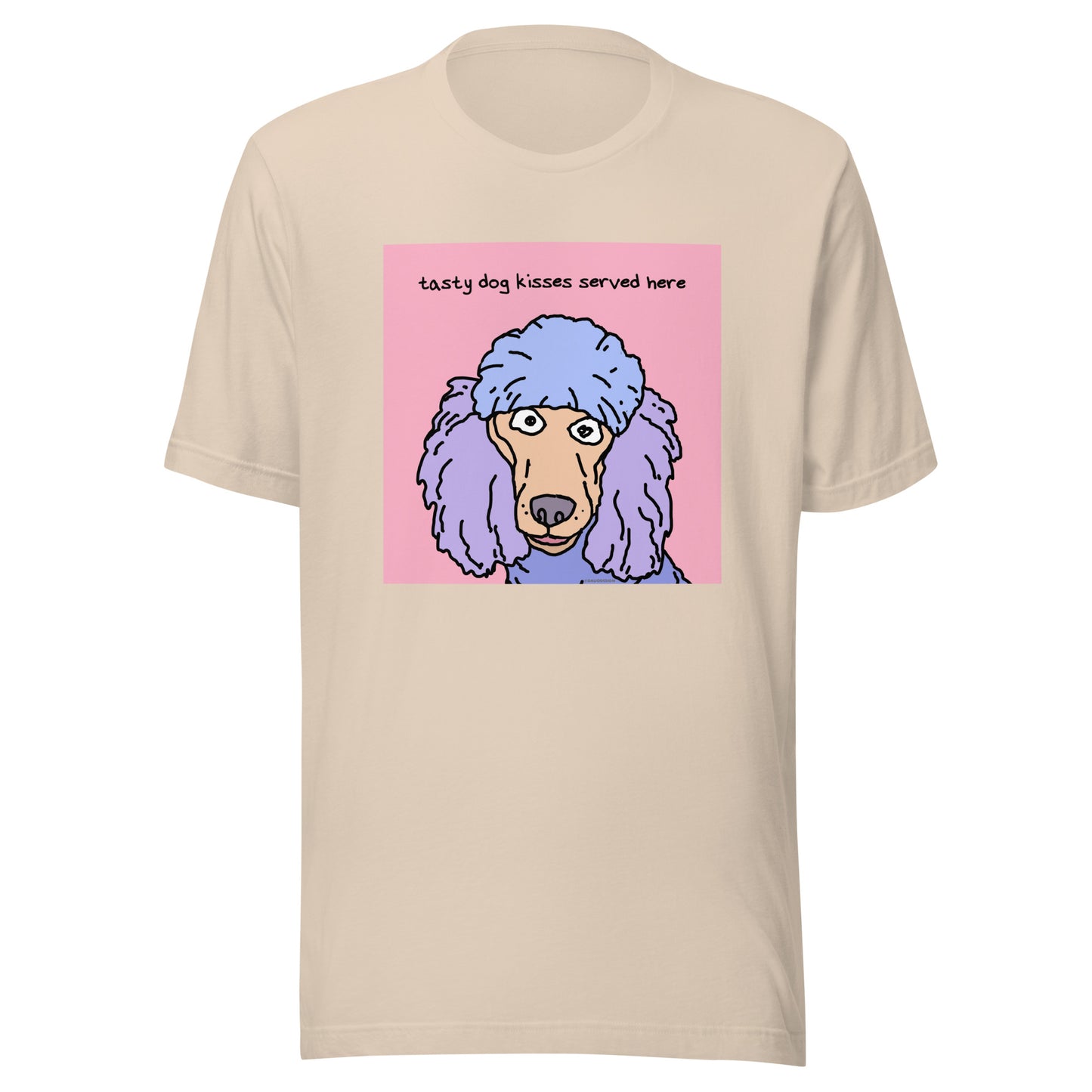 Tasty Dog Kisses Served Here - Unisex t-shirt