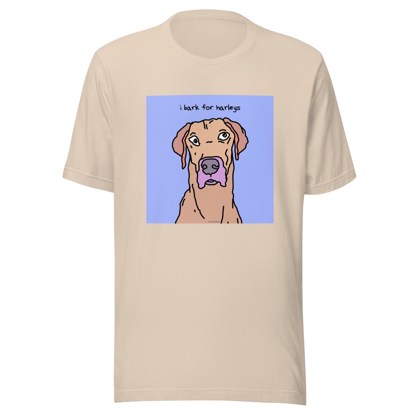 I Bark for Harleys - Unisex t-shirt