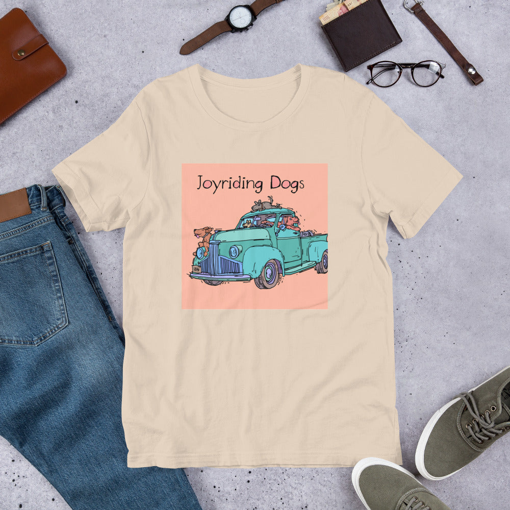 Joyriding Dogs - Green Pickup - Unisex t-shirt