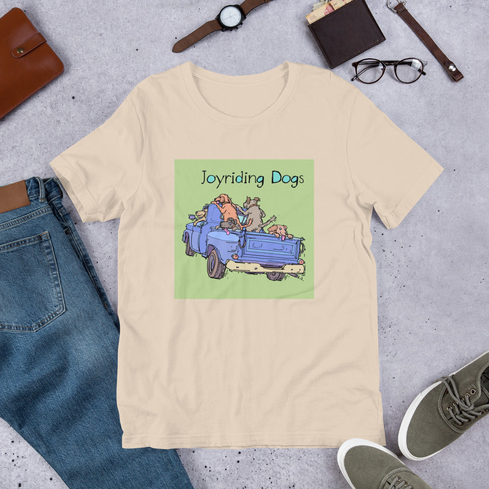 Joyriding Dogs - Blue Pickup - Unisex t-shirt