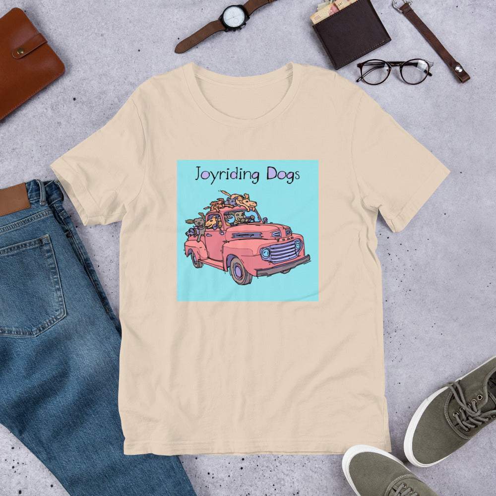 Joyriding Dogs - Red Pickup - Unisex t-shirt