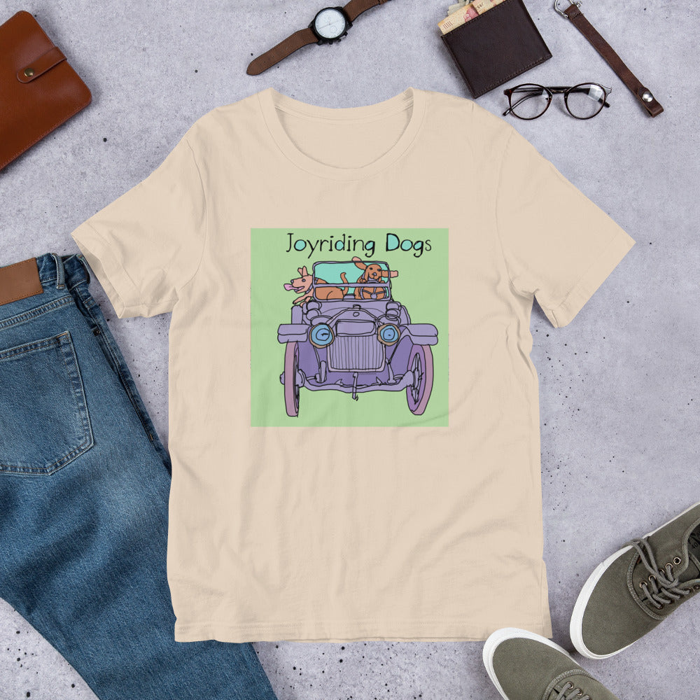 Joyriding Dogs - Violet Car - Unisex t-shirt