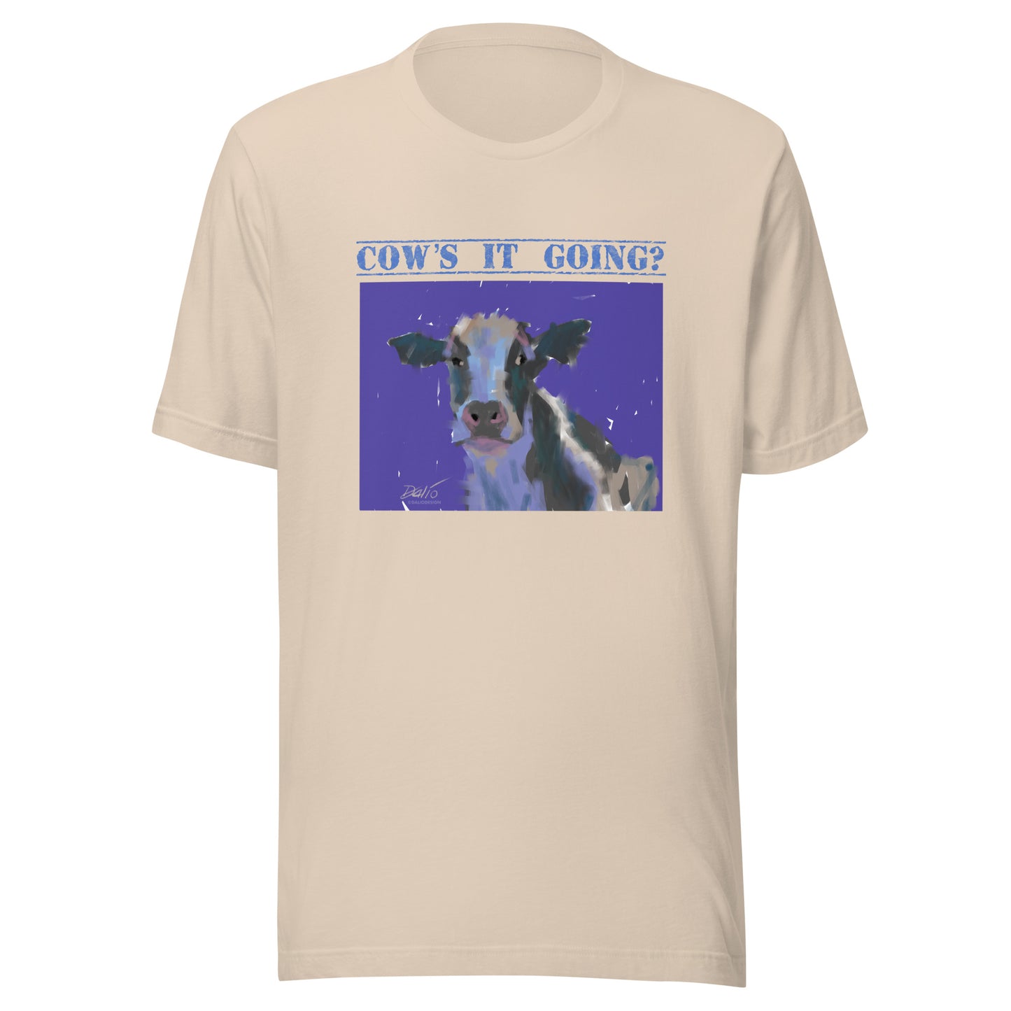 Cow’s It Going - text - Unisex t-shirt