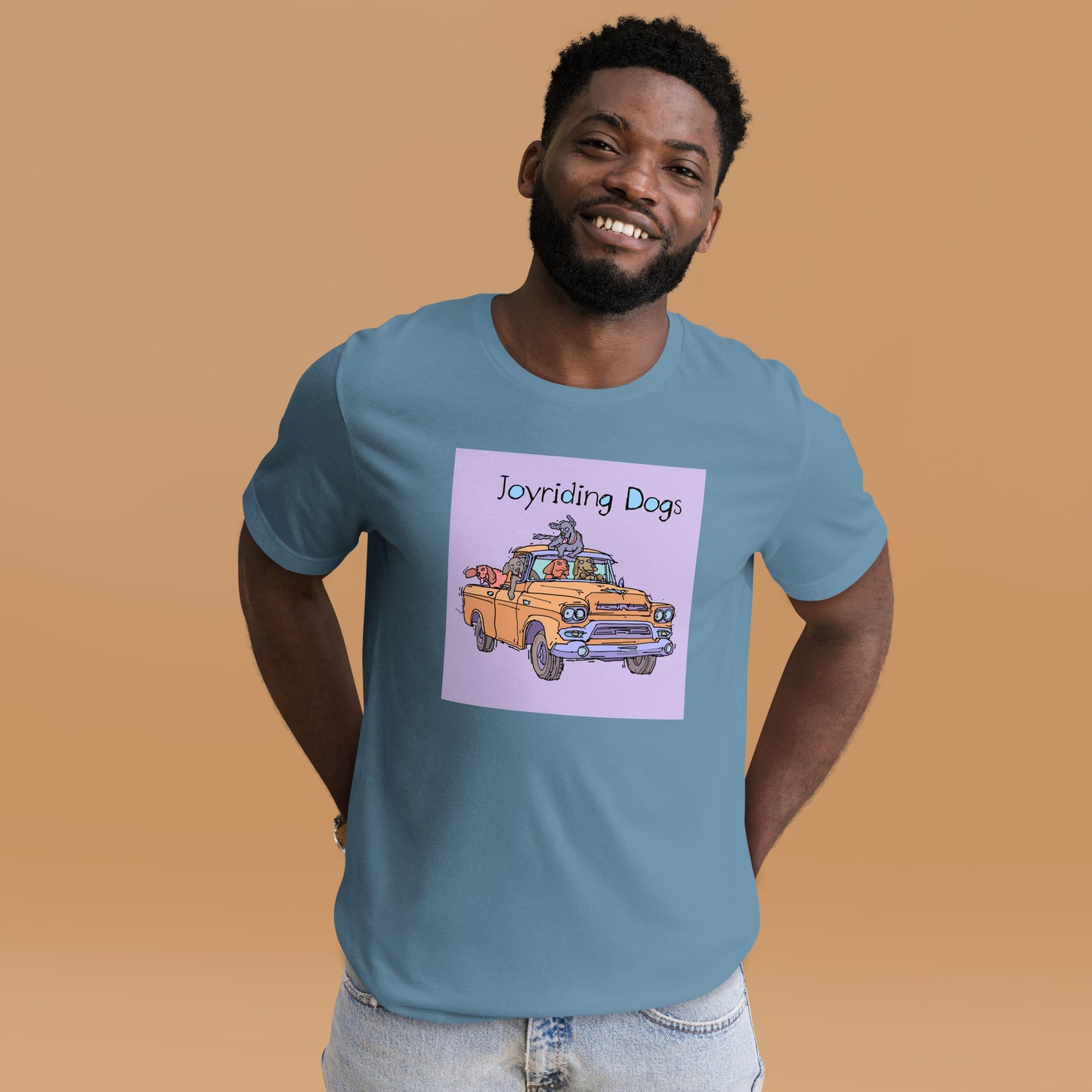 Joyriding Dogs - Yellow Pickup - Unisex t-shirt