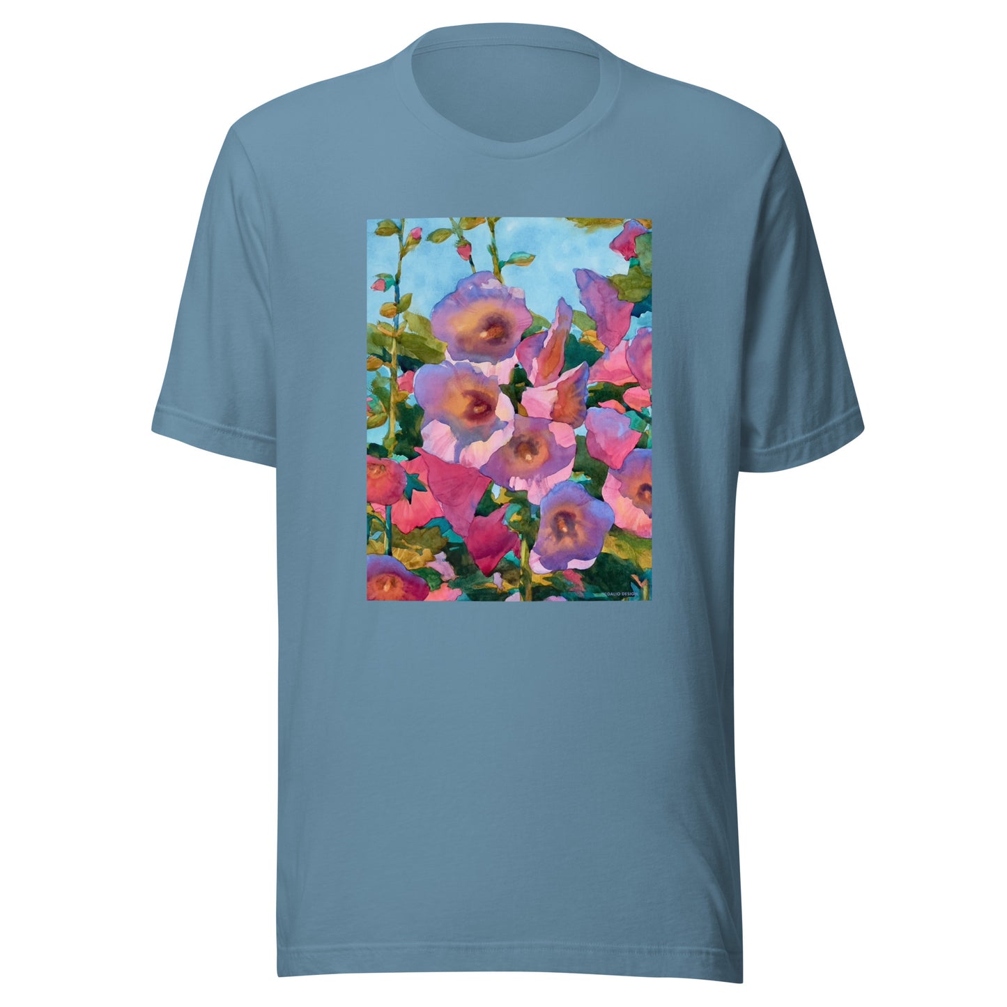 Hollyhocks - Unisex t-shirt