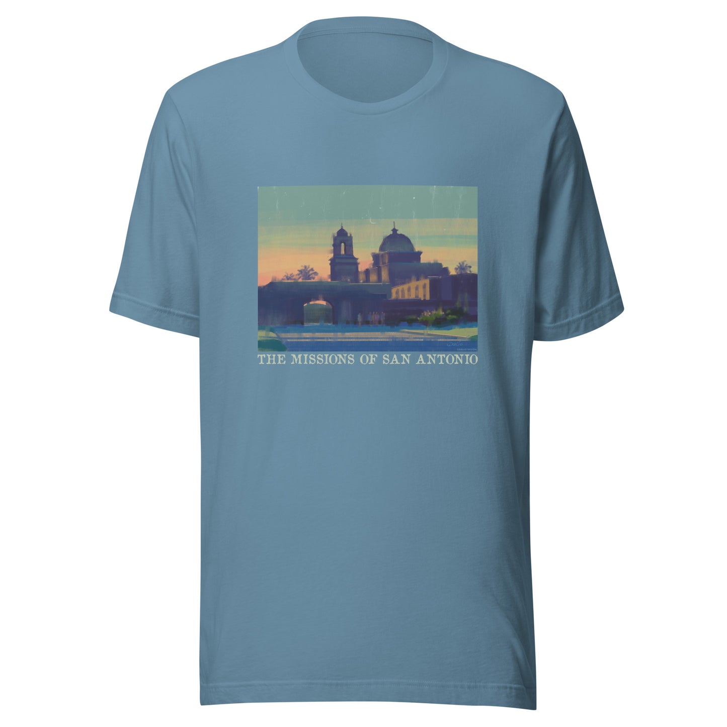 Missions of San Antonio - Light Font - Unisex t-shirt