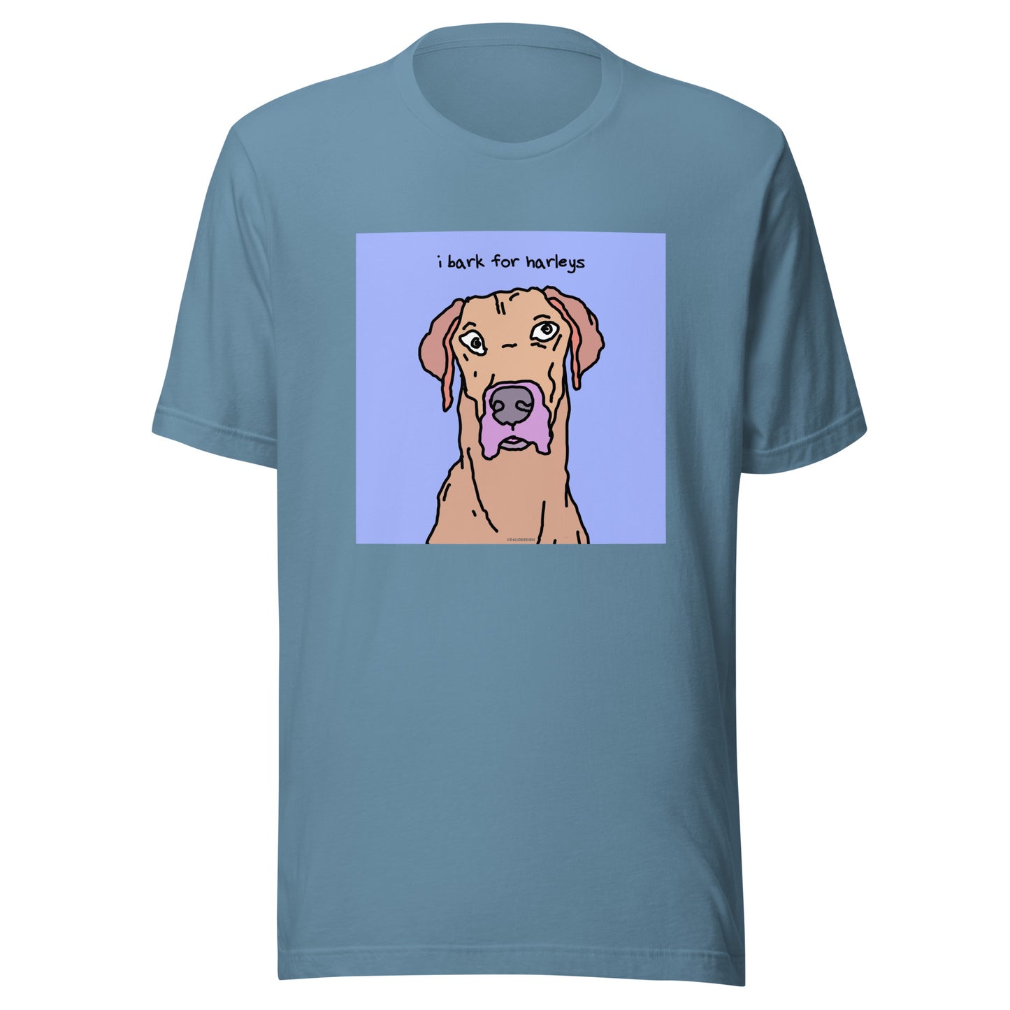 I Bark for Harleys - Unisex t-shirt