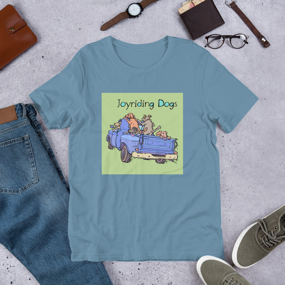 Joyriding Dogs - Blue Pickup - Unisex t-shirt