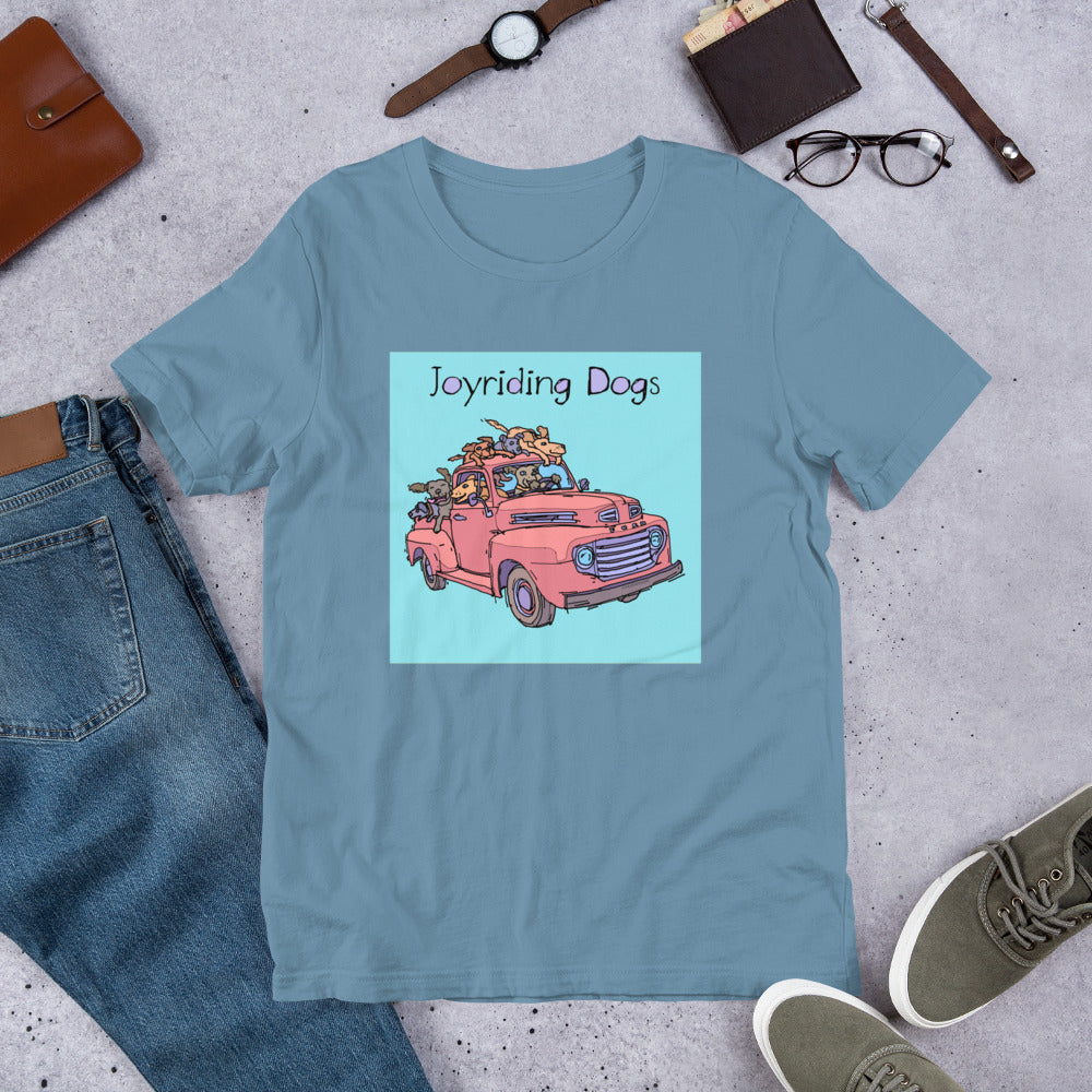 Joyriding Dogs - Red Pickup - Unisex t-shirt