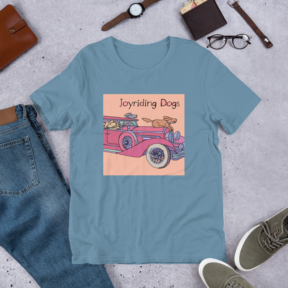 Joyriding Dogs - Red Duesenberg - Unisex t-shirt