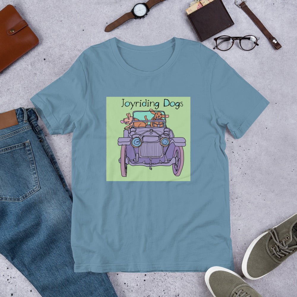 Joyriding Dogs - Violet Car - Unisex t-shirt