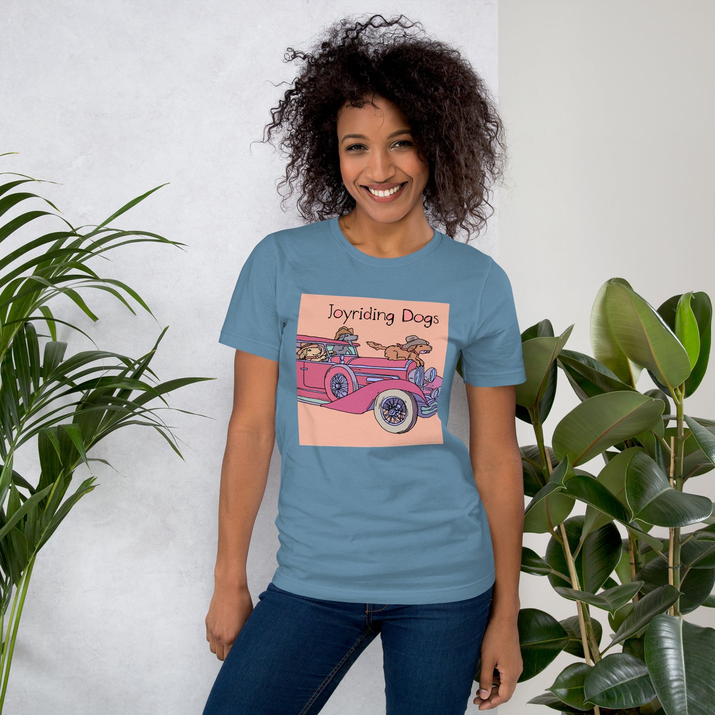 Cowboy Joyriding Dogs - Red Duesenberg - Unisex t-shirt