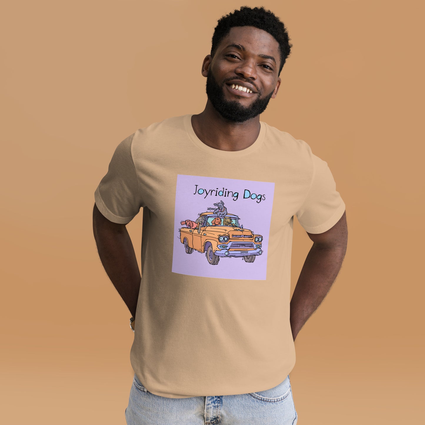 Joyriding Dogs - Yellow Pickup - Unisex t-shirt