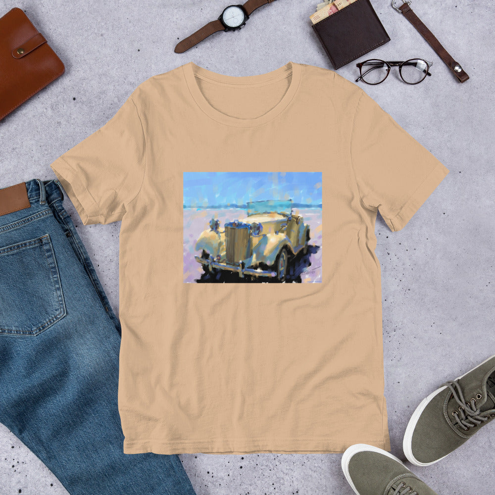 MG Car with background - Unisex t-shirt