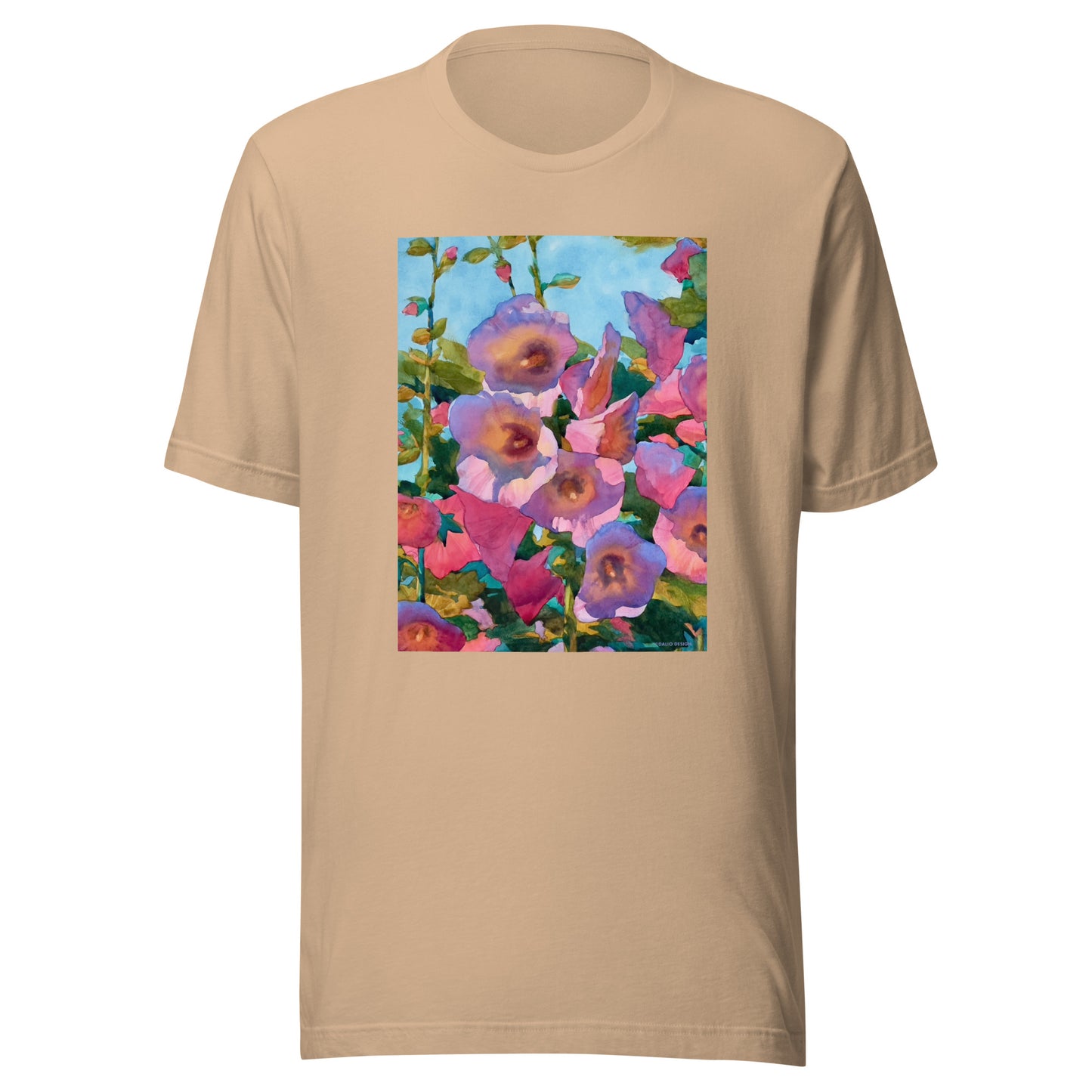 Hollyhocks - Unisex t-shirt