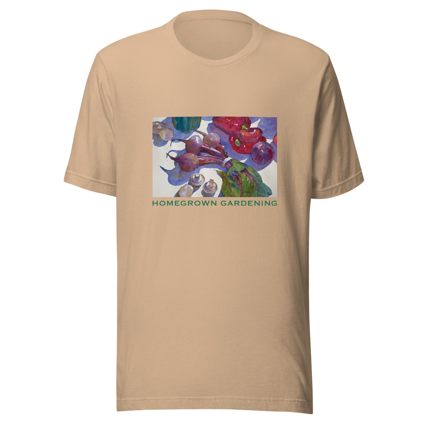 Homegrown Gardening - Dark Font - Unisex t-shirt