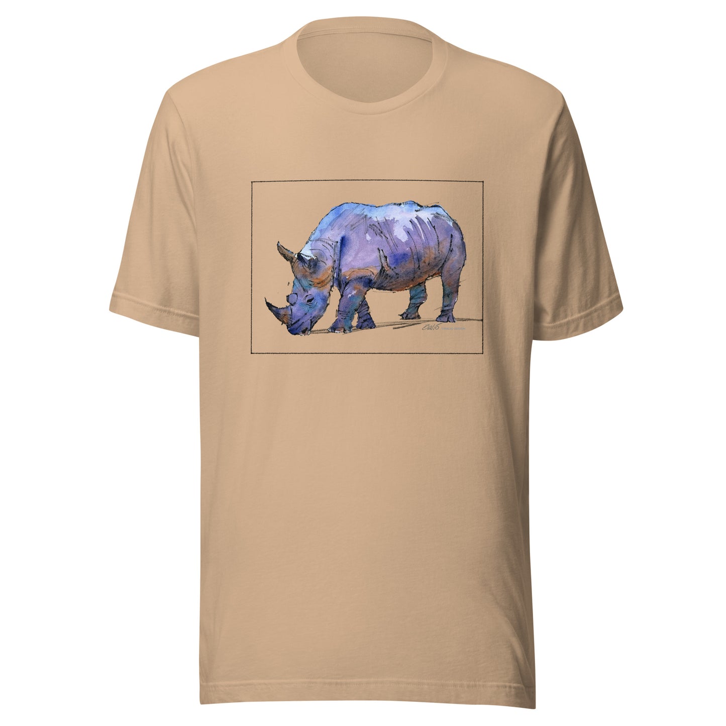 Southern White Rhino - Unisex t-shirt
