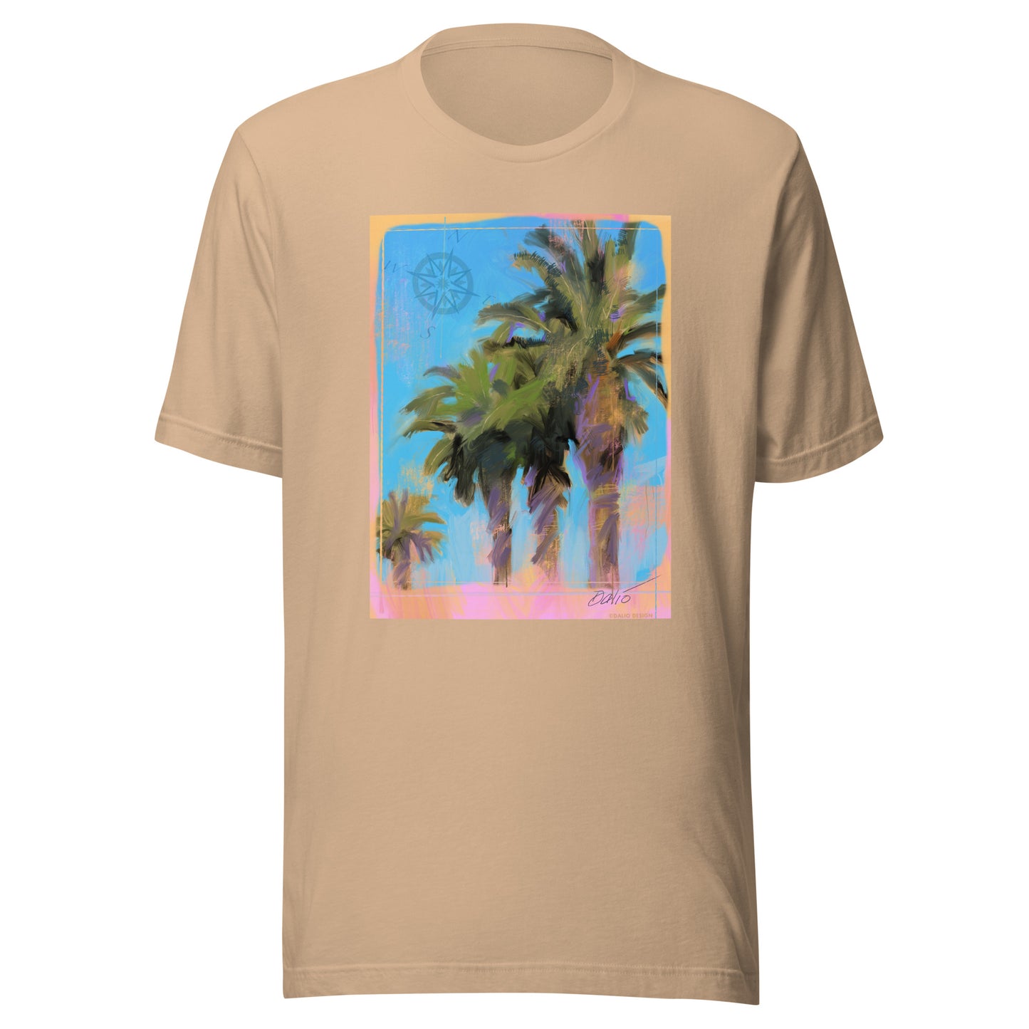 Palm Trees - no text - Unisex t-shirt