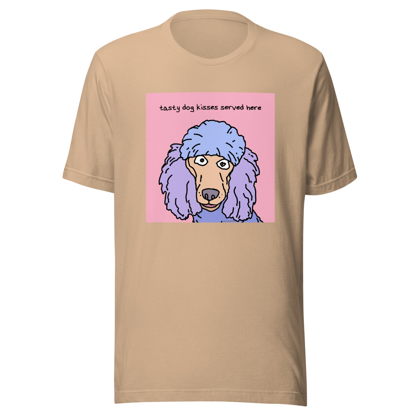 Tasty Dog Kisses Served Here - Unisex t-shirt