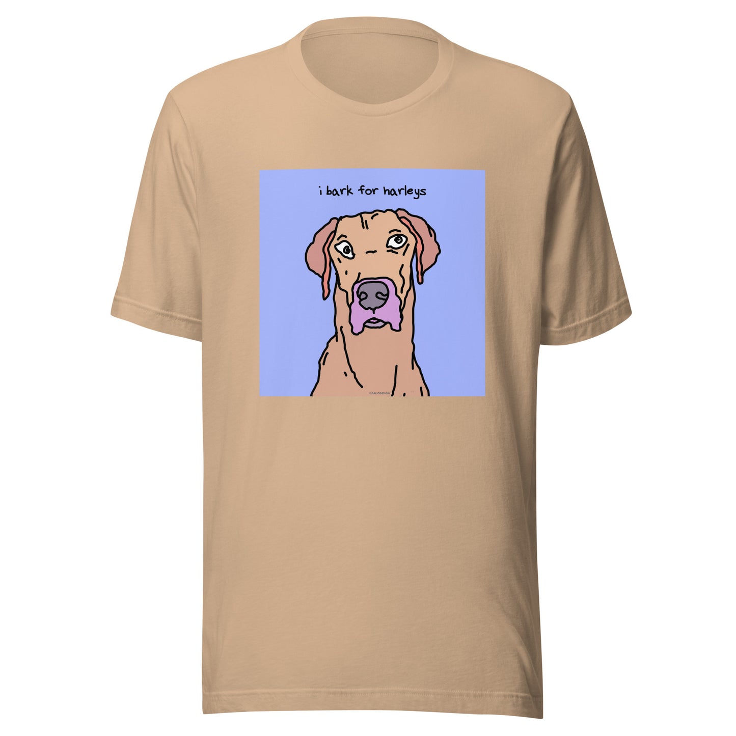 I Bark for Harleys - Unisex t-shirt