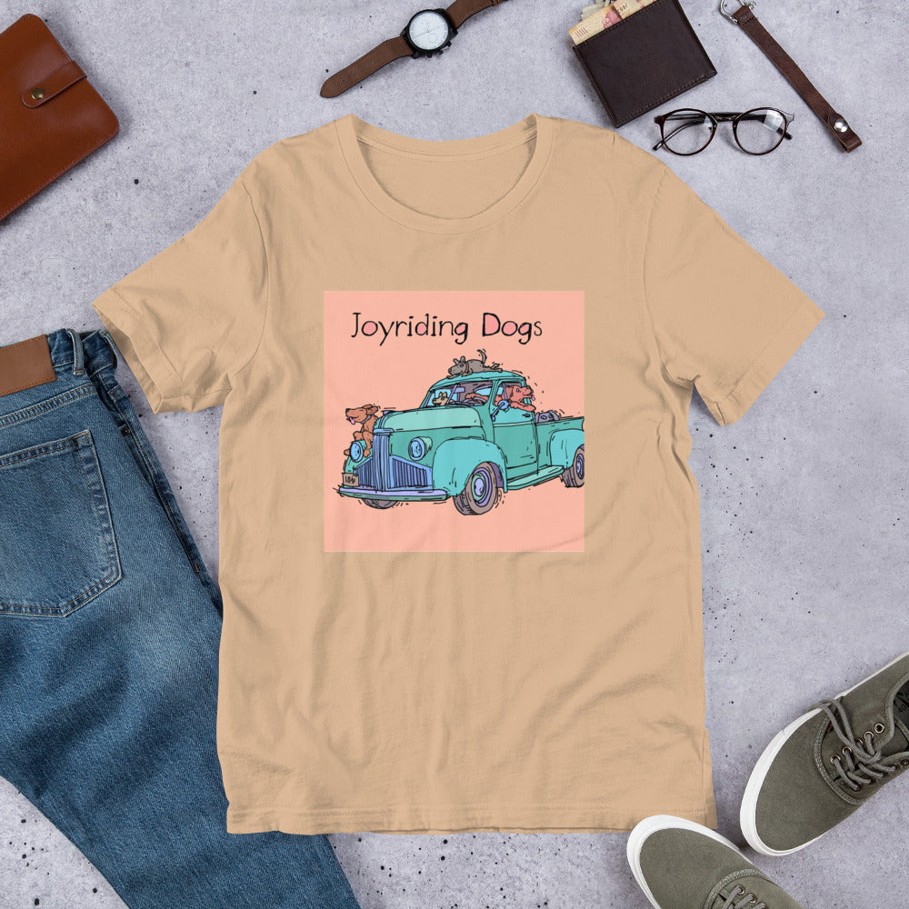 Joyriding Dogs - Green Pickup - Unisex t-shirt
