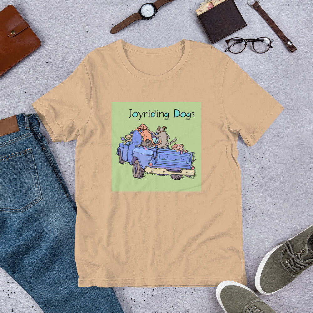 Joyriding Dogs - Blue Pickup - Unisex t-shirt