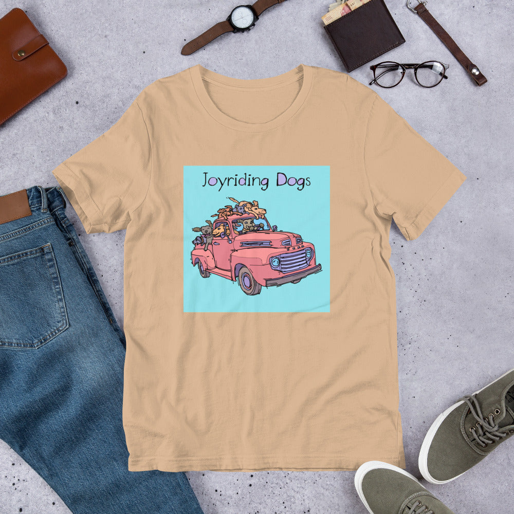 Joyriding Dogs - Red Pickup - Unisex t-shirt