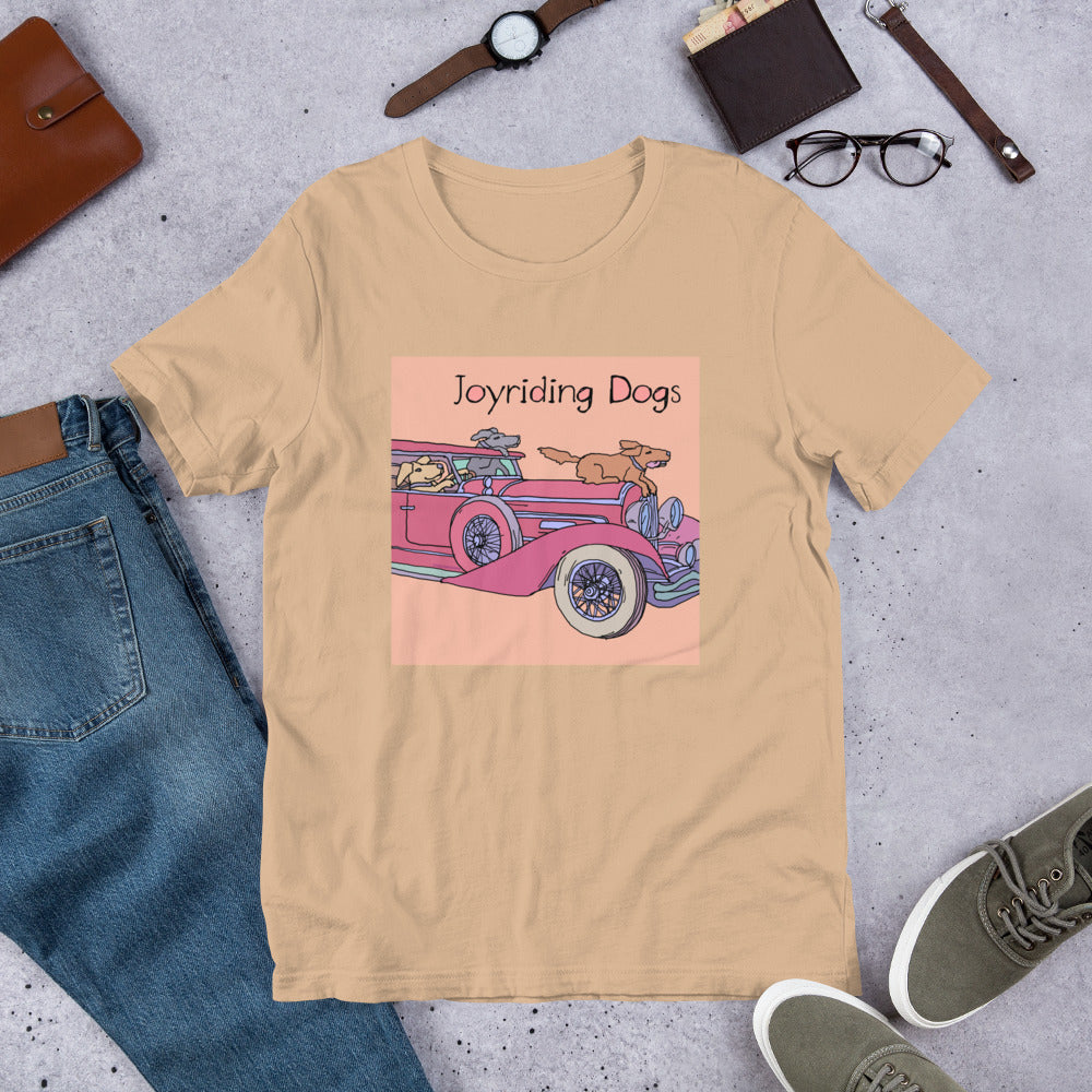 Joyriding Dogs - Red Duesenberg - Unisex t-shirt