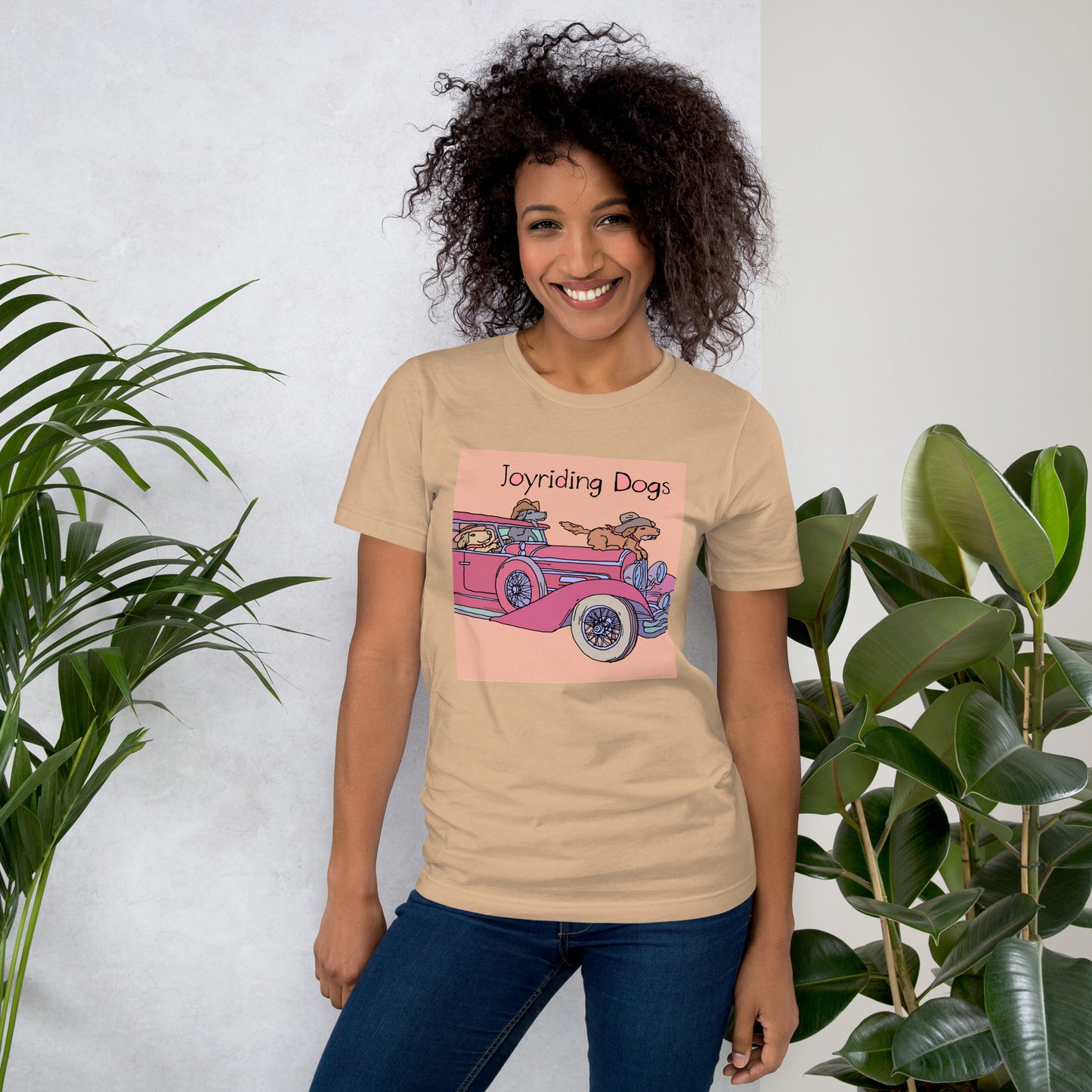 Cowboy Joyriding Dogs - Red Duesenberg - Unisex t-shirt