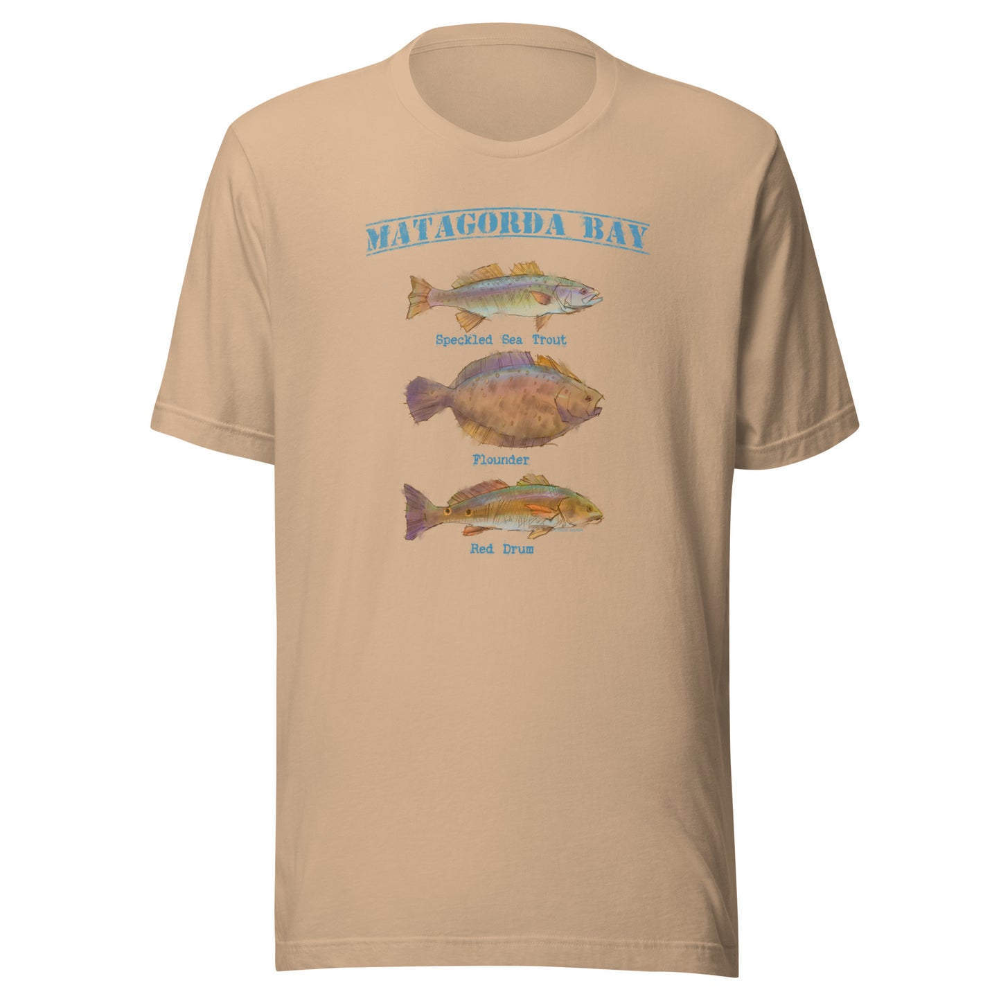 Matagorda Bay - Game Fish - Unisex t-shirt