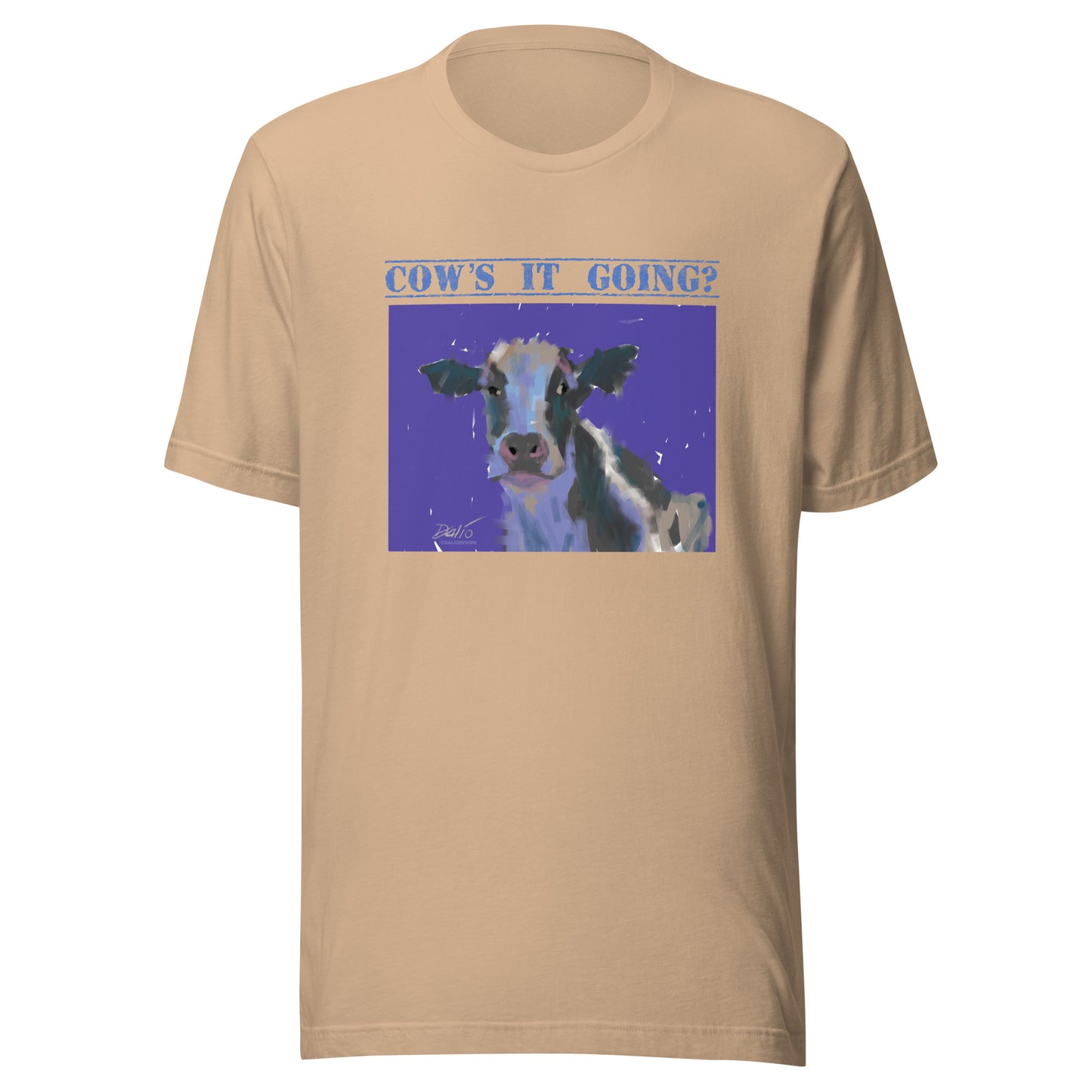 Cow’s It Going - text - Unisex t-shirt