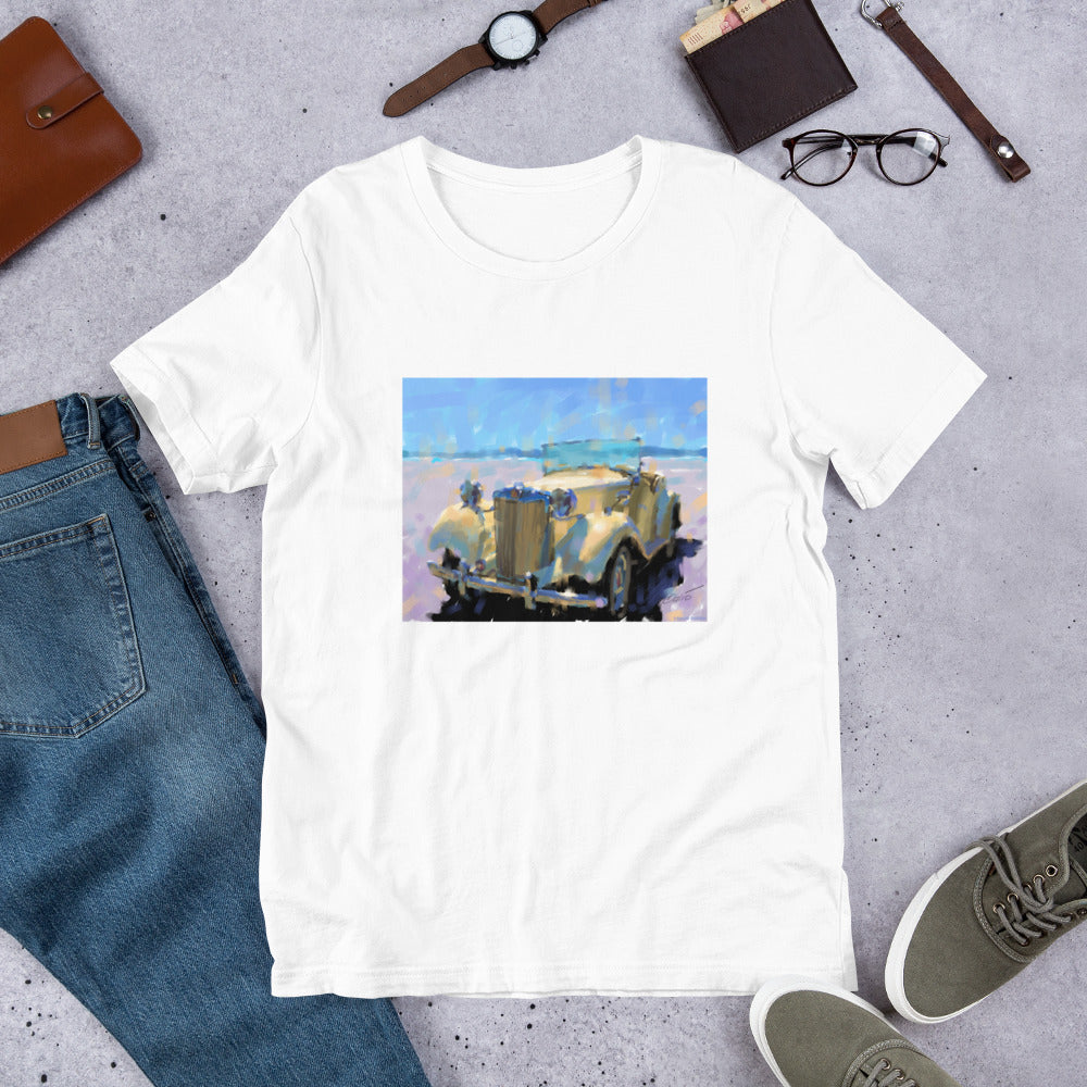 MG Car with background - Unisex t-shirt