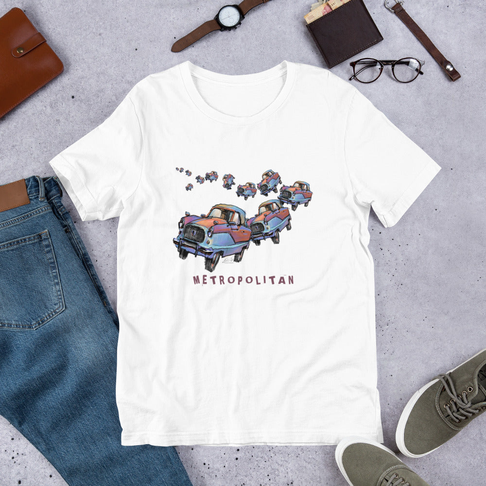 Metropolitan Car Parade - Dark Font - Unisex t-shirt