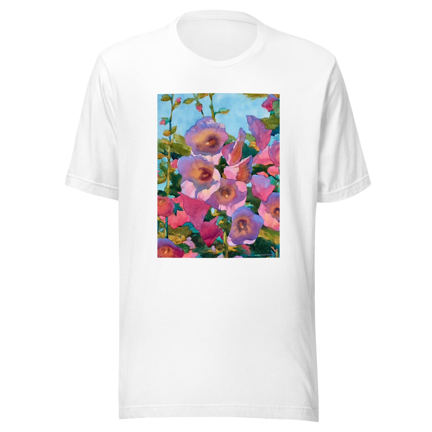 Hollyhocks - Unisex t-shirt