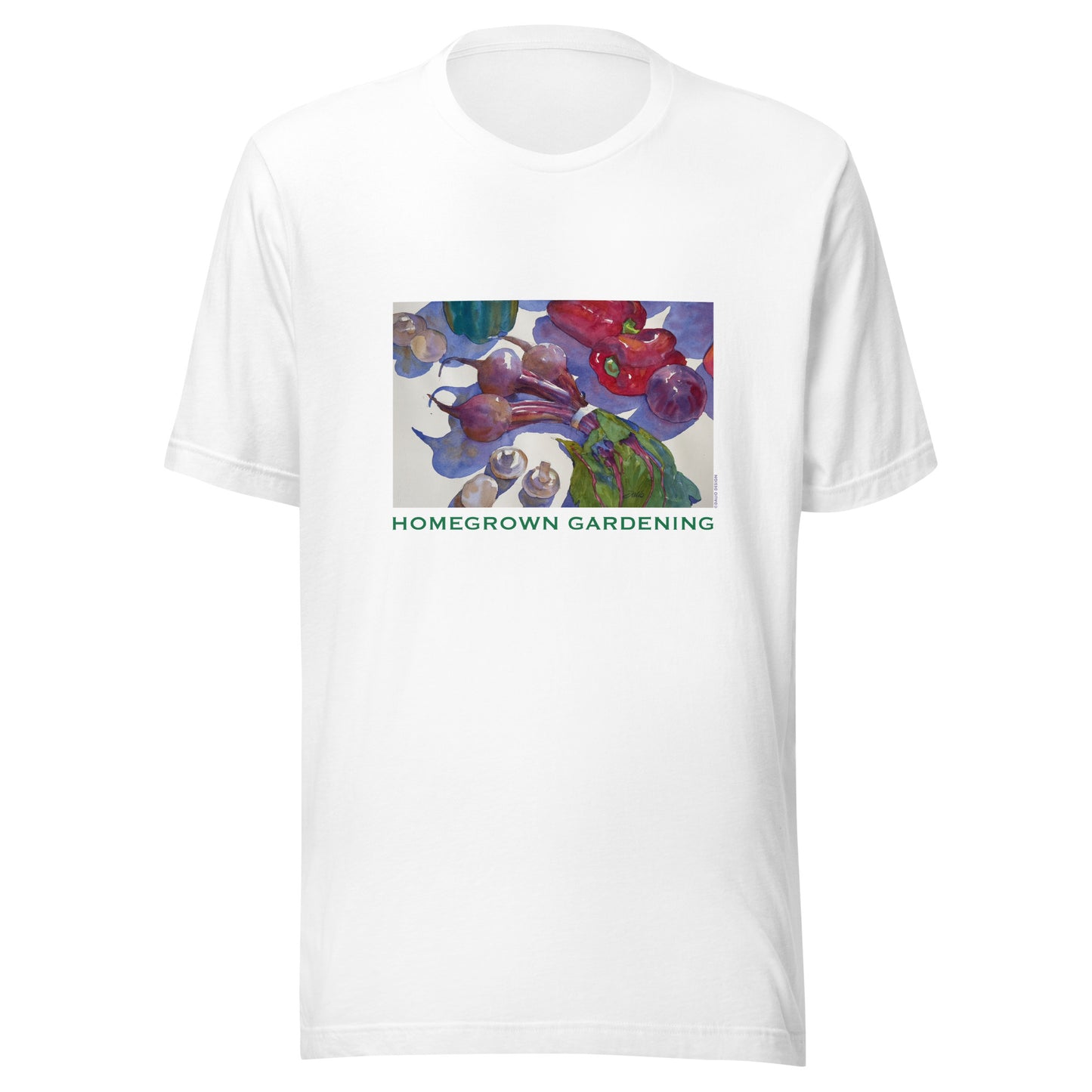 Homegrown Gardening - Dark Font - Unisex t-shirt