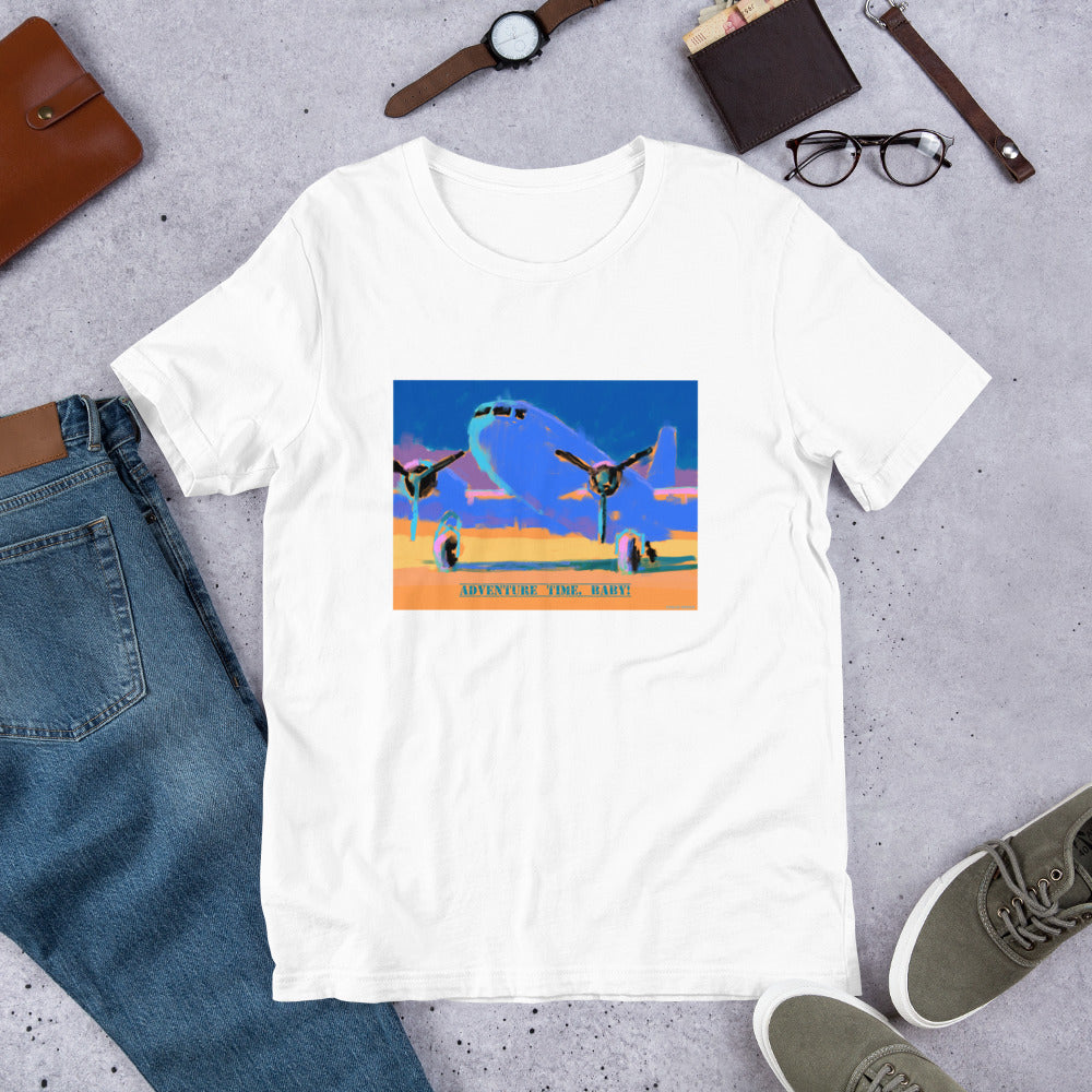 Adventure Time, Baby! - Blue/Yellow Airplane - Unisex t-shirt