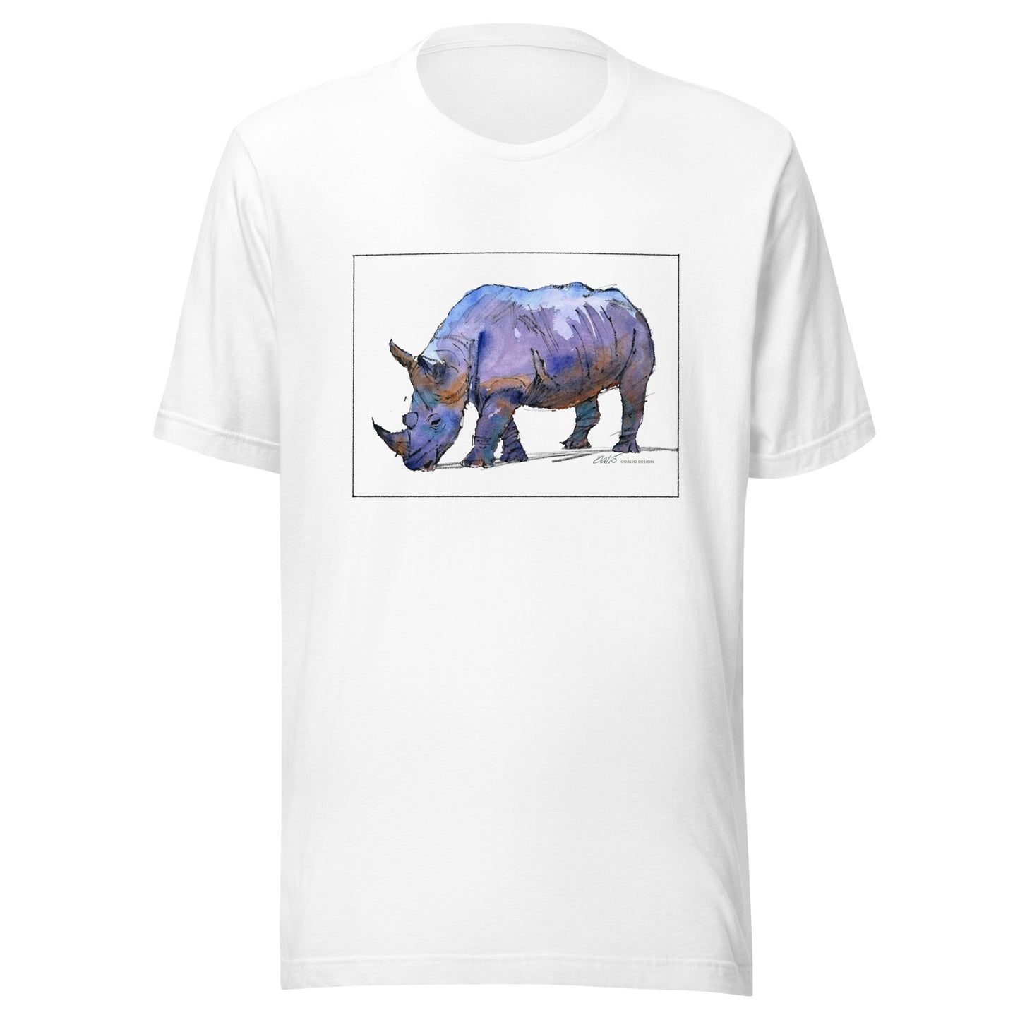 Southern White Rhino - Unisex t-shirt