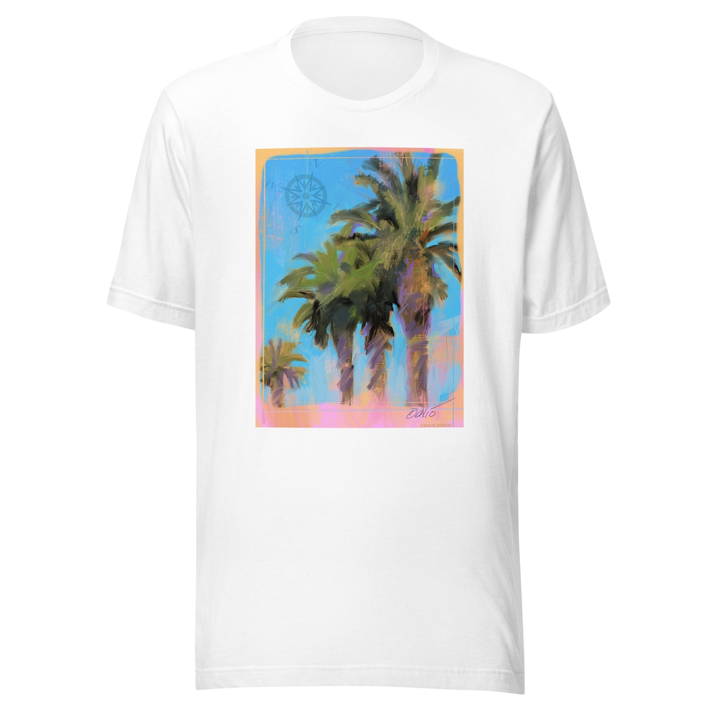 Palm Trees - no text - Unisex t-shirt