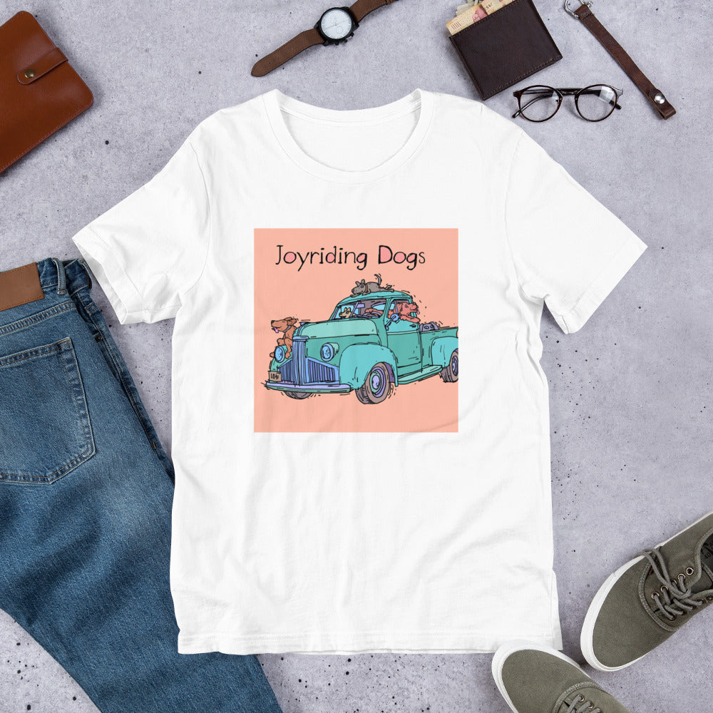 Joyriding Dogs - Green Pickup - Unisex t-shirt