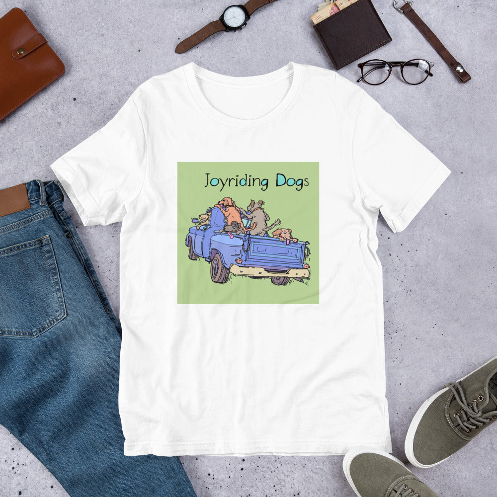 Joyriding Dogs - Blue Pickup - Unisex t-shirt