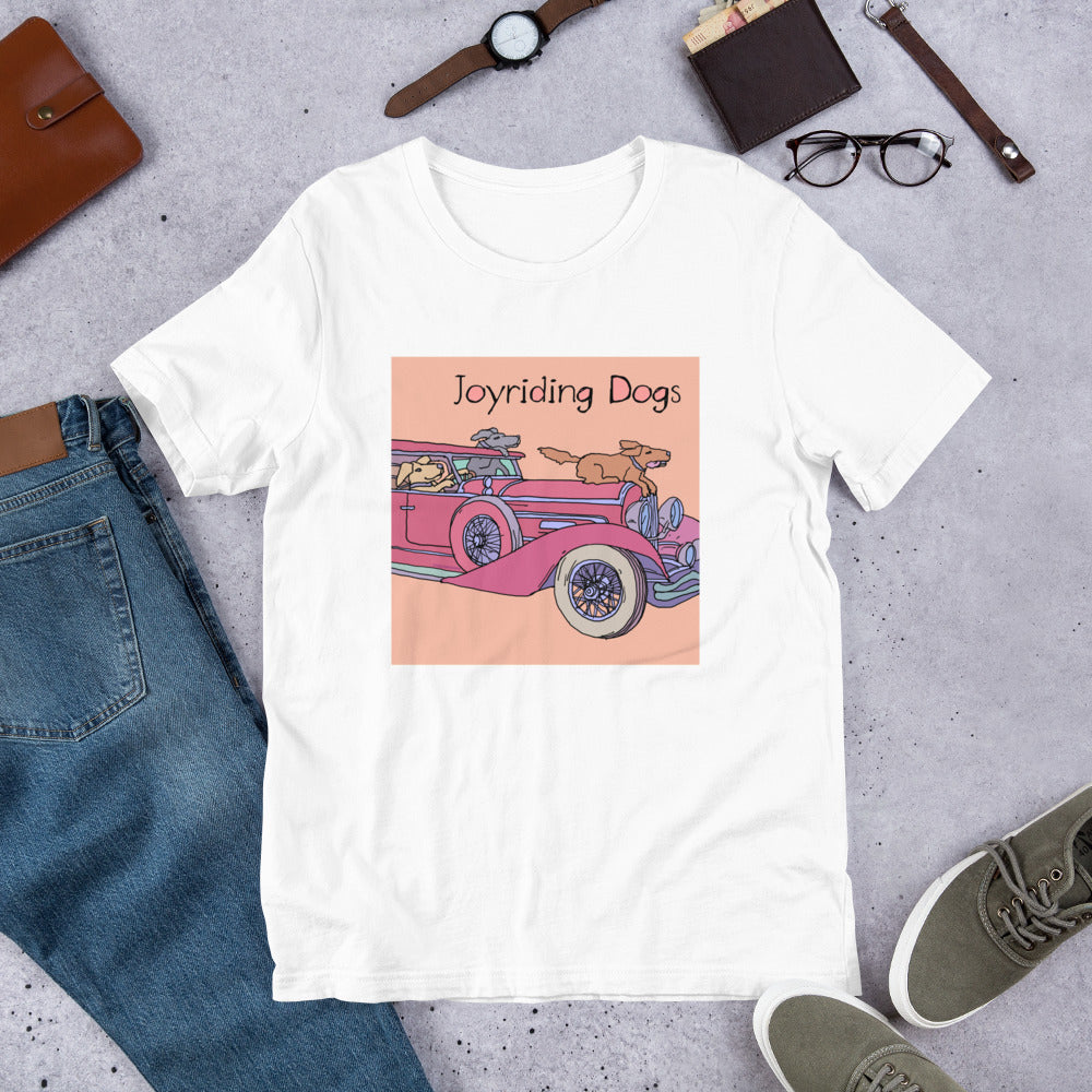 Joyriding Dogs - Red Duesenberg - Unisex t-shirt