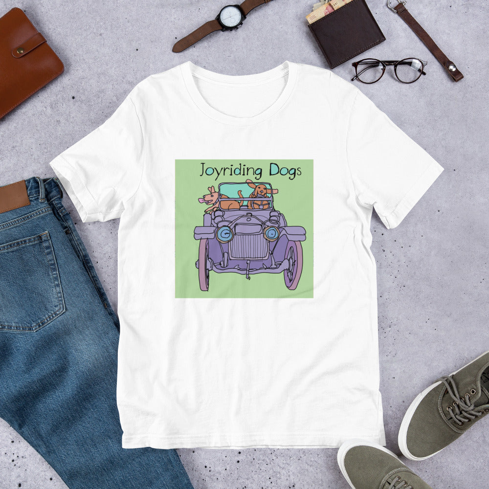 Joyriding Dogs - Violet Car - Unisex t-shirt