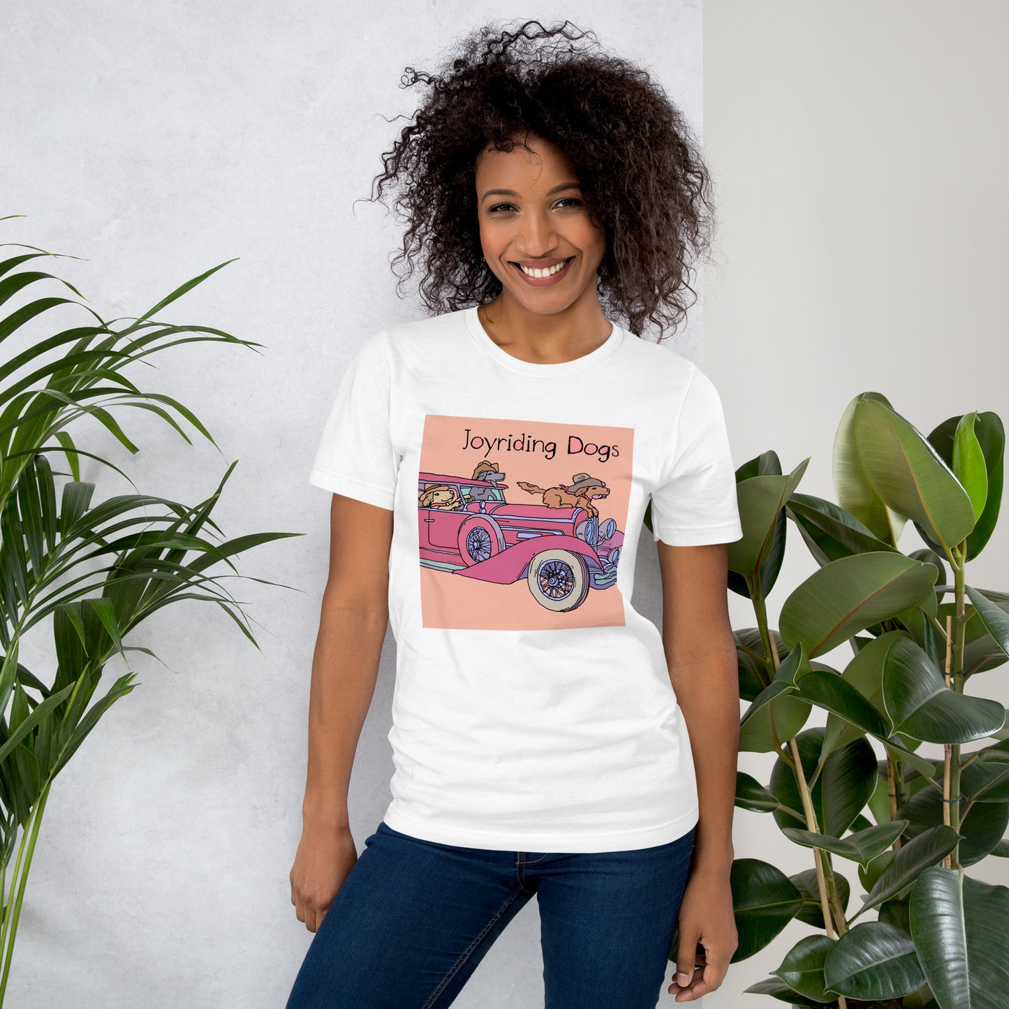 Cowboy Joyriding Dogs - Red Duesenberg - Unisex t-shirt
