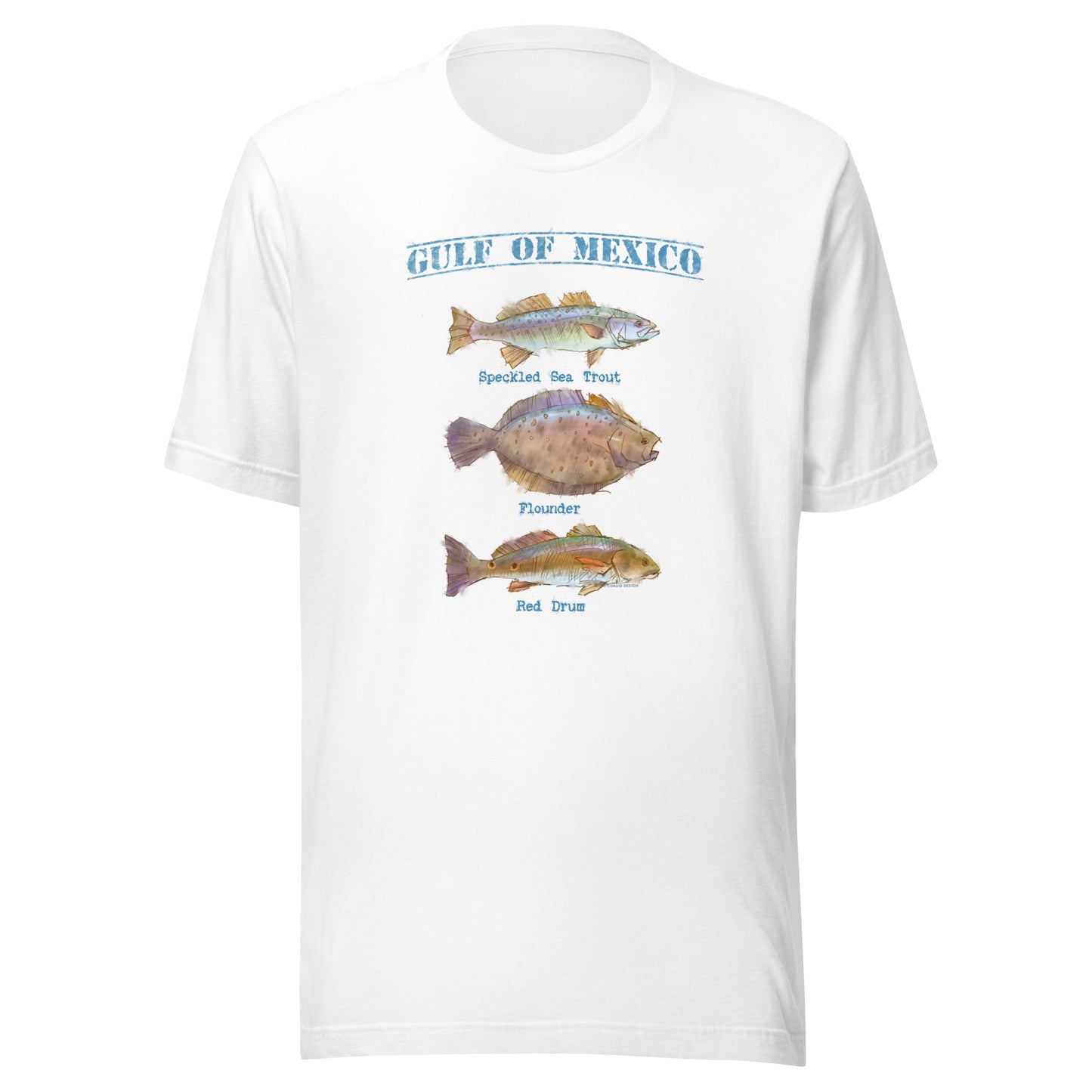 Gulf of Mexico - Game Fish - Unisex t-shirt
