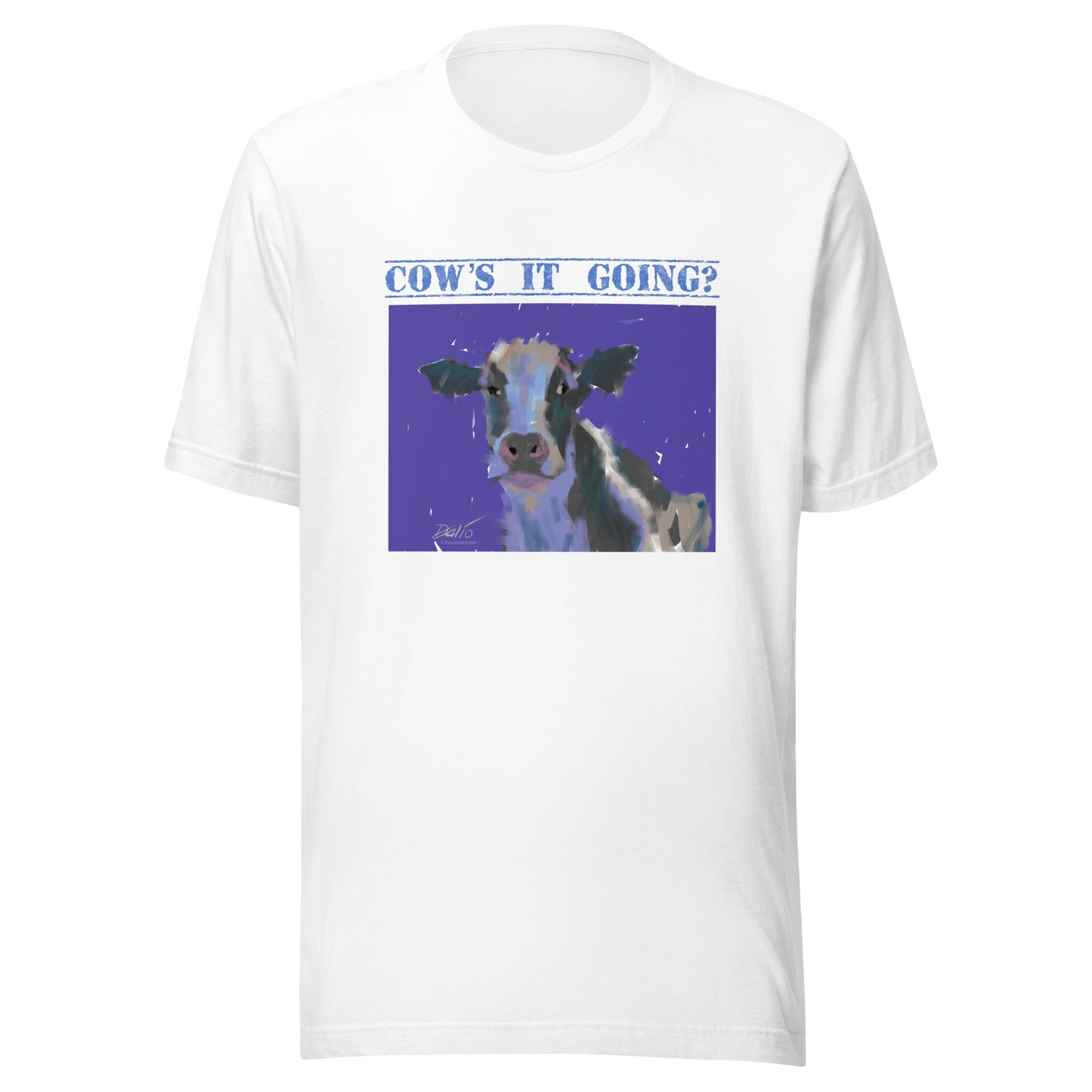Cow’s It Going - text - Unisex t-shirt