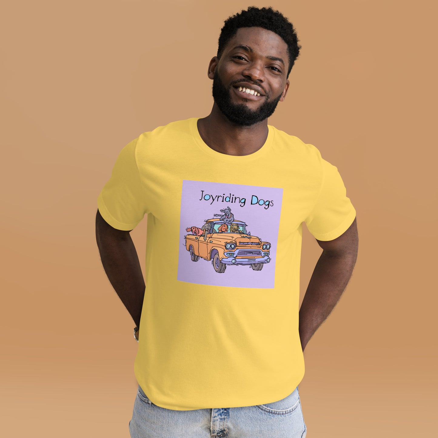Joyriding Dogs - Yellow Pickup - Unisex t-shirt