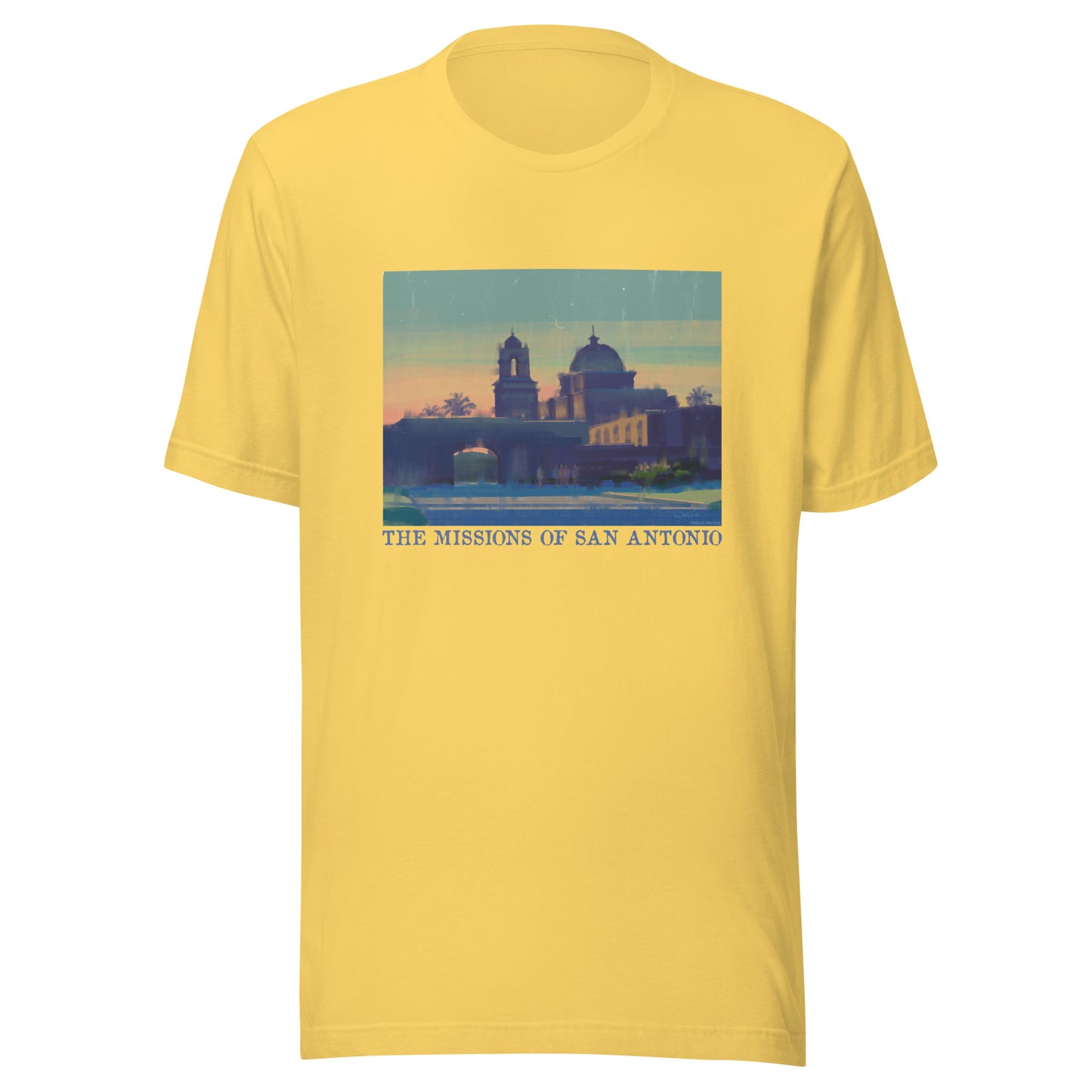 Missions of San Antonio - Dark Font - Unisex t-shirt